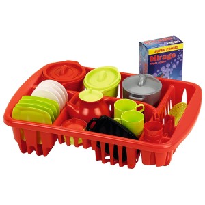 Ecoiffier 1210 Escurridor Con Vajilla Y Accesorios Smoby