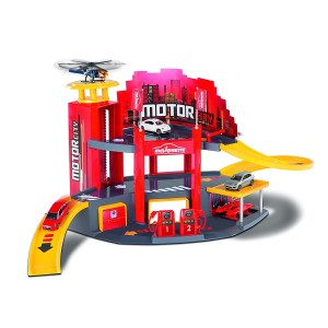 Majorette Motor City Garaje Y Coche 20582110
