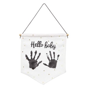 Baby Art  bandera Con Kit De Huella Para Bebe,