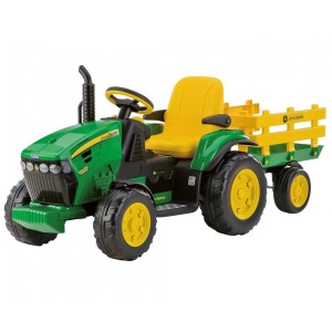 Peg Perego Or0047 - John Deere Tractor Eléctrico Con Remolque 12v