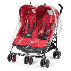 Funda impermeable para cochecito Aria Shopper Twin / Mini Twin Peg Perego