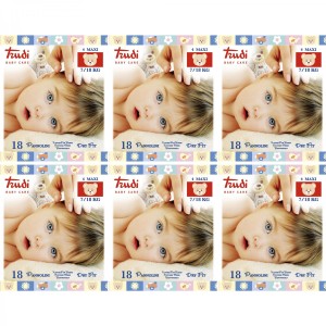 Trudi Dry Fit Pañal Kit 7-18 Kg Talla 4 Maxi 6 Packs de 28 pzs