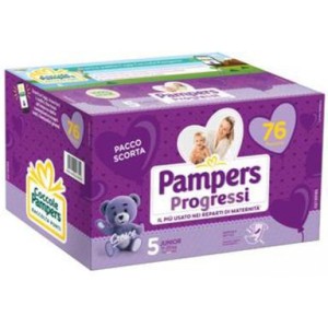 Quadripack Pañales Pampers Progressi Junior 11-25 Kg Talla 5 (76 uds)