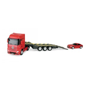 Mercedes Actros + Mercedes AMG GT Rojo Coche Radio Controlado Mundo