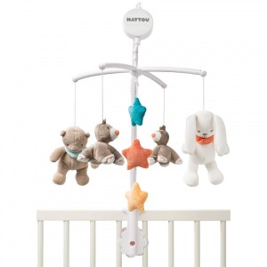 Móvil musical Nattou Mia y Basile