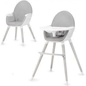Trona 2 en 1 Kinderkraft Fini Grey
