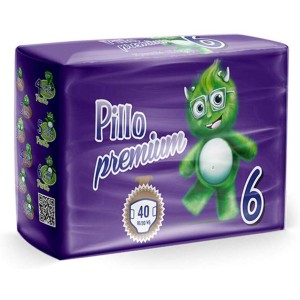 Pañales Pillo Premium Talla 6 XL 16-30kg 40 uds.