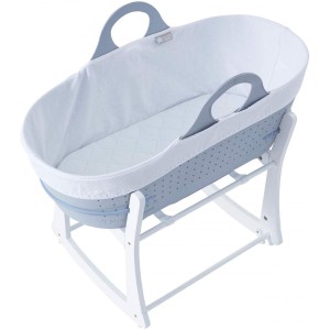 Cesta para dormir Tommee Tippee Sleepee con base inclinable gris