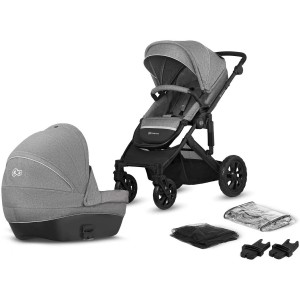 Duo Kinderkraft Prime Lite 2 en 1 Gris
