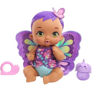 Mattel My Garden Baby Junior Muñeca Morada Mariposa
