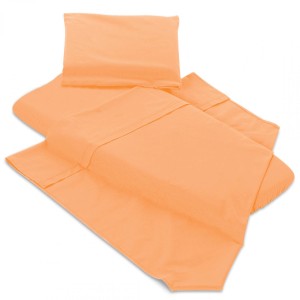 Billo y bola con esquinas 3 hojas lisas naranjas