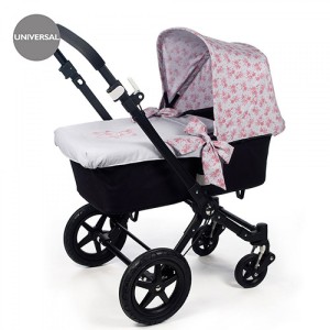 Set 3pcs Bolsa Universal Pasito a Pasito para cochecito English Rose /