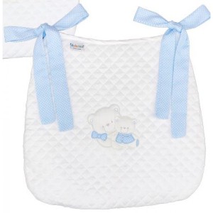 Bolso de pijama bordado Andy & Helen D35 Sky