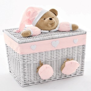 Baúl Nanan Grande Puccio Blanco Rosa