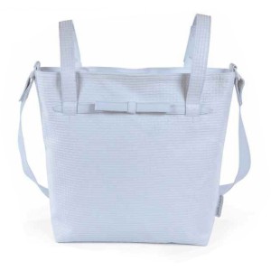 Bolso Panera Nido Grabado Azul Pasito