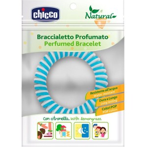 Pulsera Chicco Verde / Blanco con Perfume Mosquito