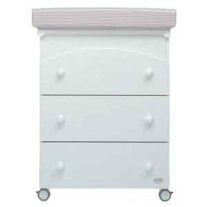 Cómoda cambiador Foppapedretti Patty White