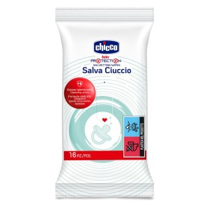 Chicco Sanitizing Wipes Save Chupete 16 Pzs.