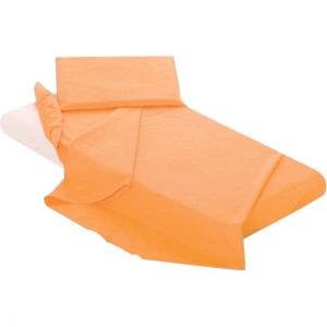 Sábanas para Cuna Billo y Pelota con Esquinas 3 Piezas Naranja Sólido