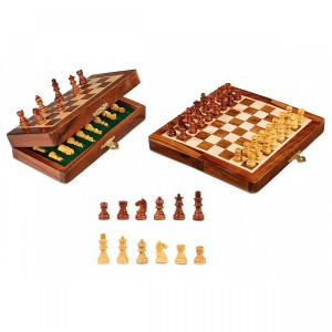 Juego de Mesa Dal Negro Ajedrez Damas Magnéticas Plegable