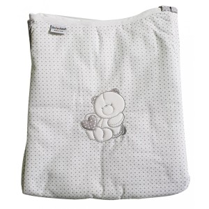 Bolsa de pijama Andy & Helen Bordado D26 Gris