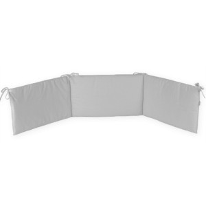 Bumper para Andy & Helen Cot Plain Grey
