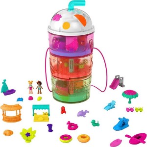 Bolso Playset Mattel Polly Pocket Spin 'n Surprise Waterpark