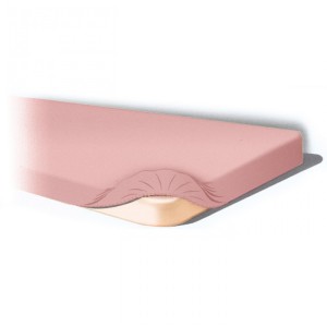 Sábana Billo y Pelota Inferior con Esquinas para Cochecito Rosa