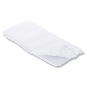 Sábana Billo y Pelota Inferior con Esquinas para Cochecito Blanco