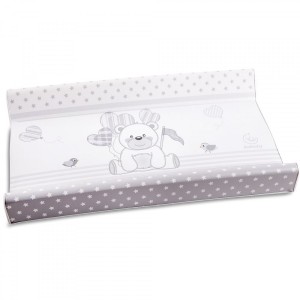 Colchoneta cambiador Italbaby PVC Kukù acolchado Gris