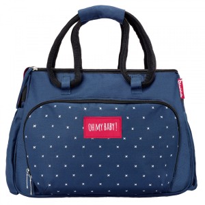 Badabulle Boho Bolso Plastificado De Maternidad Blu