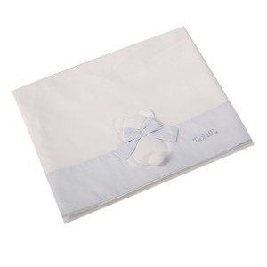 Juego Sábanas Nanan para Cochecito 3pcs Lazo Azul