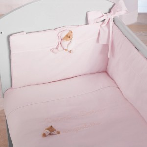 Completo Piumone Nanan Co-Sleeping Puccio Rosa