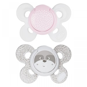 Chicco Physio Comfort Chupete Silicona 2pcs Blanco Beige 0-6m
