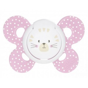 Chicco Chupete Physio Forma Silicona Rosa 6-16m