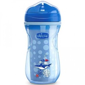 Taza Chicco Active Animal Azul Verde 14m +