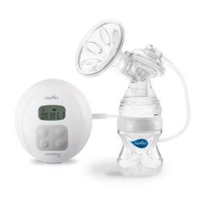 Sacaleches Eléctrico Nuvita Materno Life 1286m Extractor De Leche Tecnología 2 Fases + 1 Masaje Automático 5 Niveles Intensidad Incluye 1 Botella Mimic 150ml Libre De Bpa Diseño Italiano