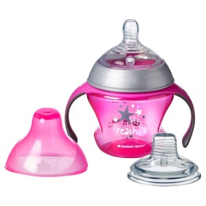 Copa de transición Tommee Tippee 4-7 m Fucsia