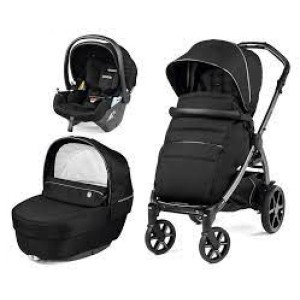 Trio Peg Perego Veloce Lounge i-Size Black Shine Capacidad 22 Kg